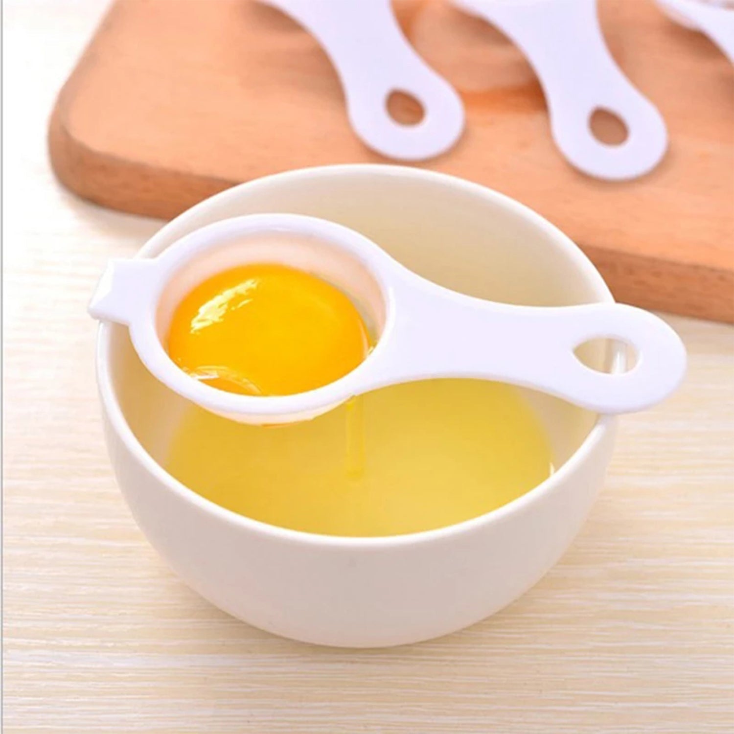 2885 Egg Yolk Separator, Egg White Yolk Filter Separator, Egg Strainer Spoon Filter Egg Divider 2885 Egg Yolk Separator, Egg White Yolk Filter Separator, Egg Strainer Spoon Filter Egg Divider